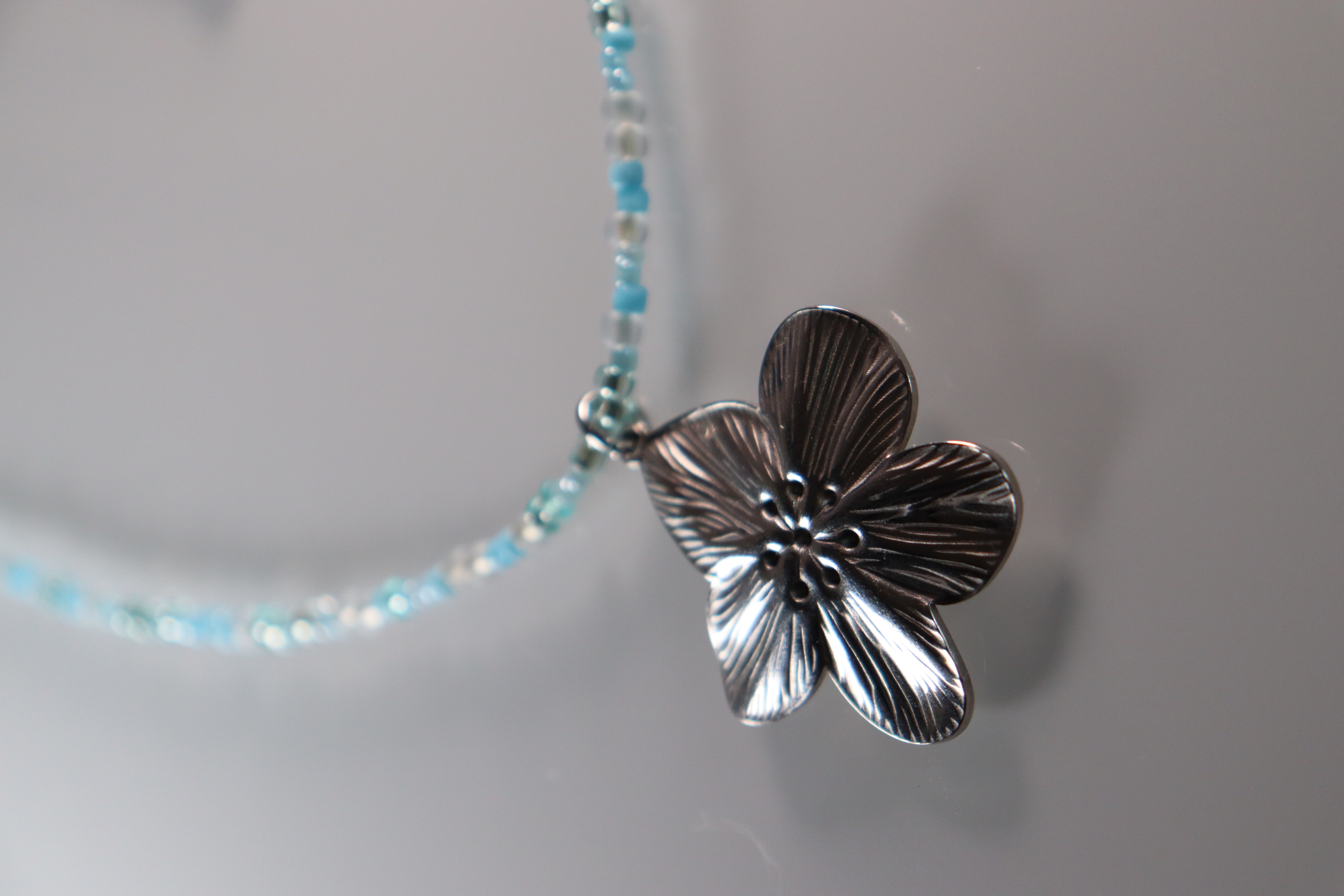 Náhrdelník blue flower
